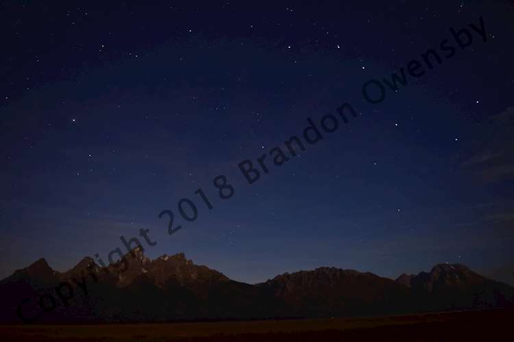 Stars of the Grand Tetons - Grand Teton National Park, WY