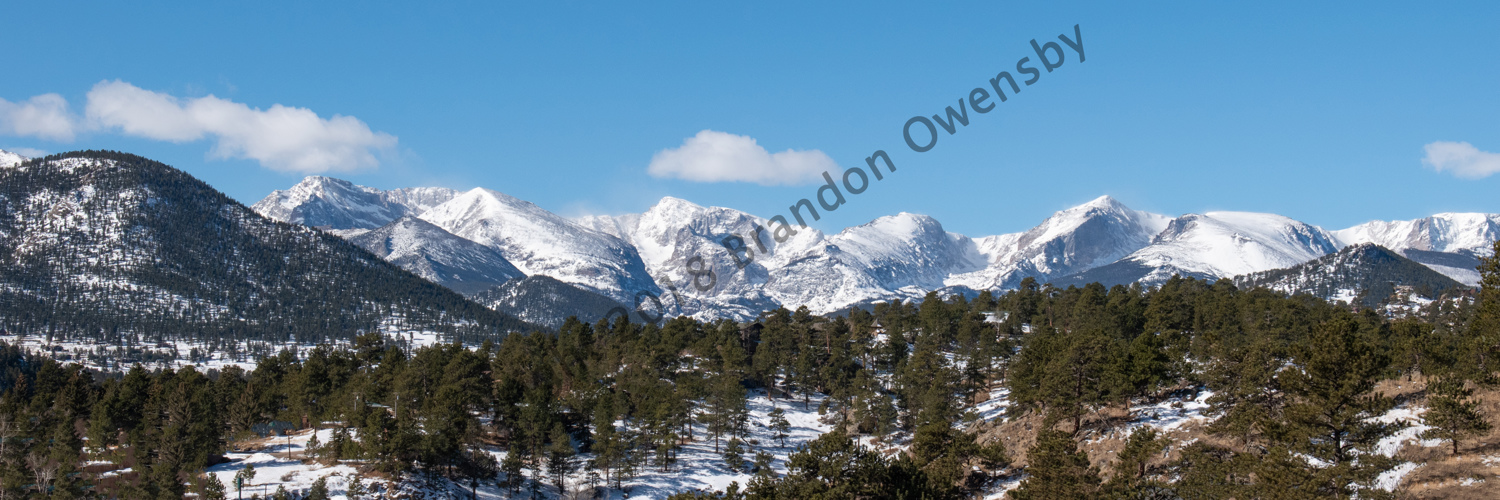 View of Rocky Mountain National Park - Estes Park, CO