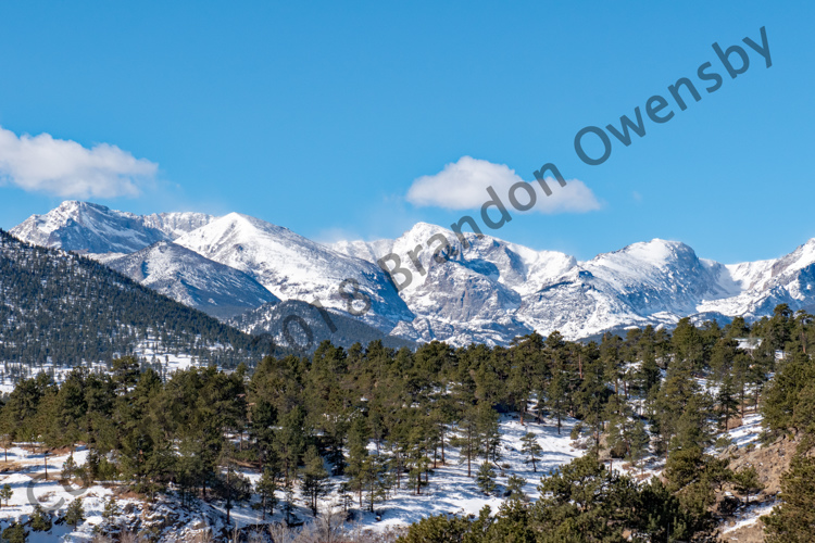 View of Rocky Mountain National Park - Estes Park, CO